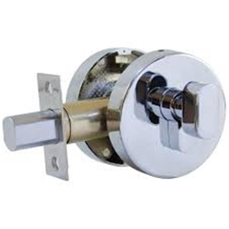 JAKO Jako Round Deadbolt; Bright Chrome - Zamak RD102CP